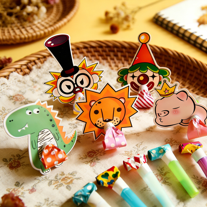 Children's Birthday Party Cartoon Dragon Whistle Cheering Props Clown Dragon Whistle Trumpet Blowing Props Children's Birthday Party Cartoon Dragon Whistle Cheering Props Clown Dragon Whistle Trumpet Blowing Props