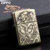 Zippo Zhibao genuine kerosene and oil machine all -copper deep sculpture Tang lion wind protection lighter