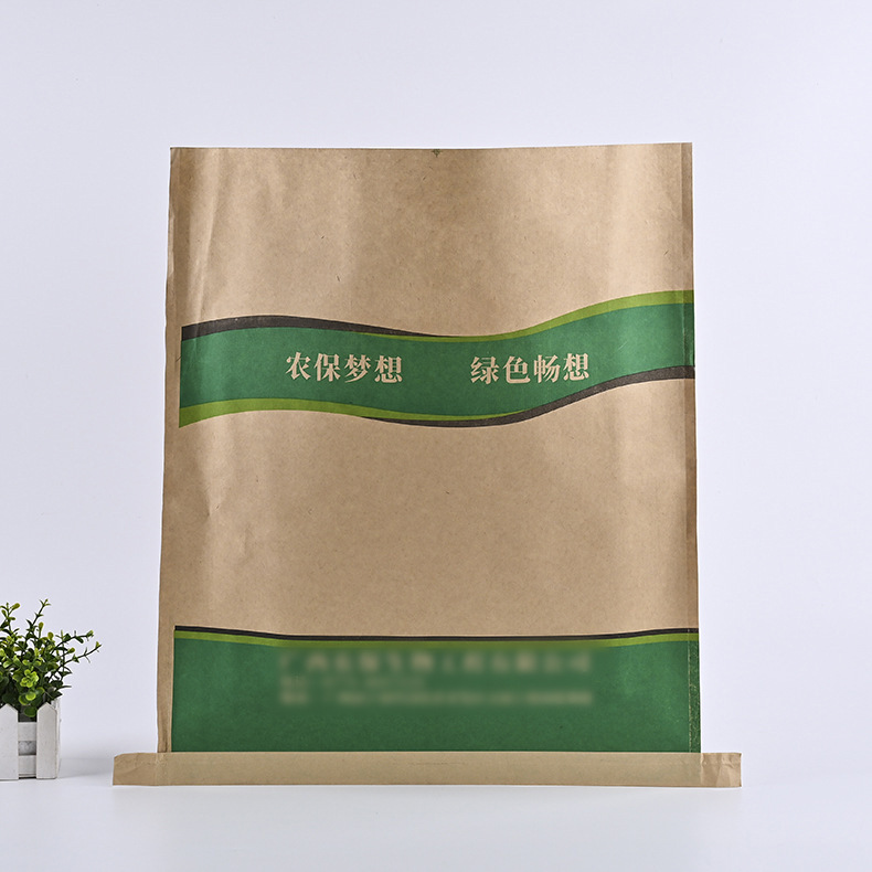 纸塑牛皮纸包装袋复合立体三纸一膜方形编织袋建材化工阀口袋批发