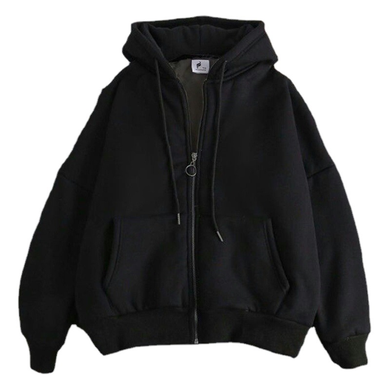 Cardigan suéter de los hombres de estilo coreano de moda casual chaqueta con capucha a principios de otoño suelta elegante versátil estudiante cremallera superior