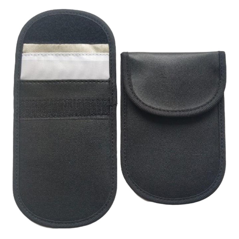 2026 New Product Export Rfid Car Key Shielding Pouch Mobile Phone Anti-Radiation Signal Shielding Bag Card Holder Card Sleeve