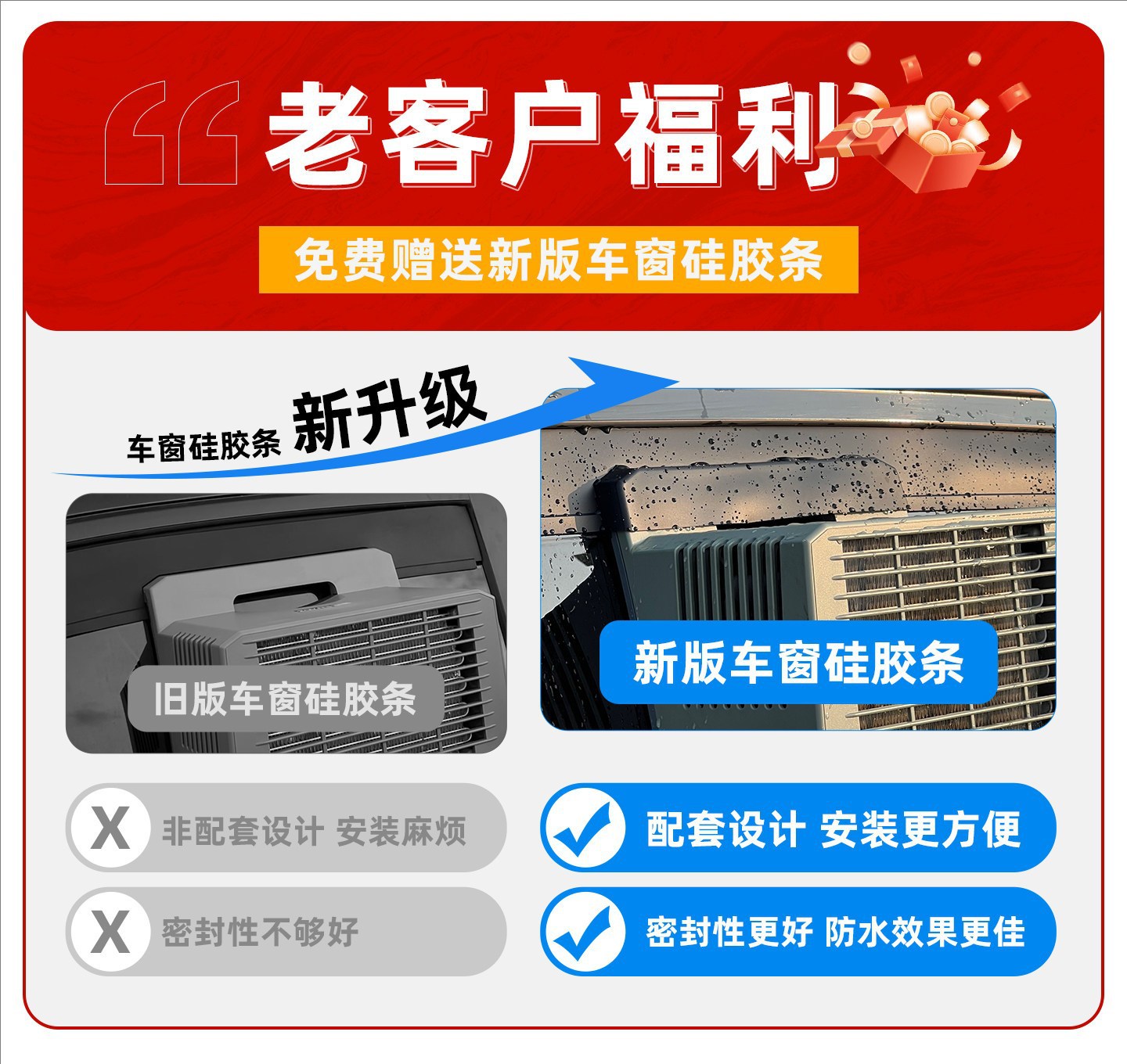 Window-Mounted Car Air Conditioner, Outdoor Tent Camping Mobile Air Compressor, Refrigeration for Rv, Small Air Conditioner Without External Unit