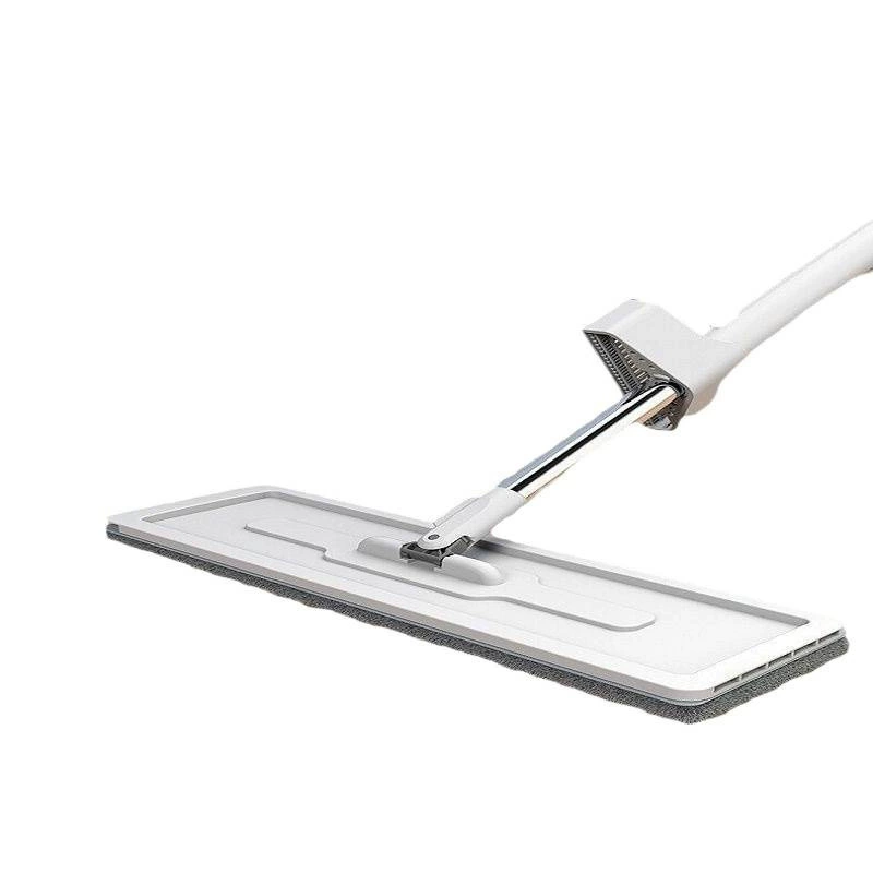 Hand-free flat mop, household rotating mop, lazy floor mop, double-driven roller type default item