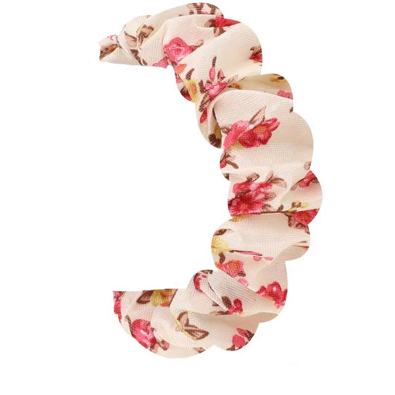 Adecuado para Fitbit Versa3 correa de intestino grueso poliéster elástico tela impresa banda de pelo correa elástica