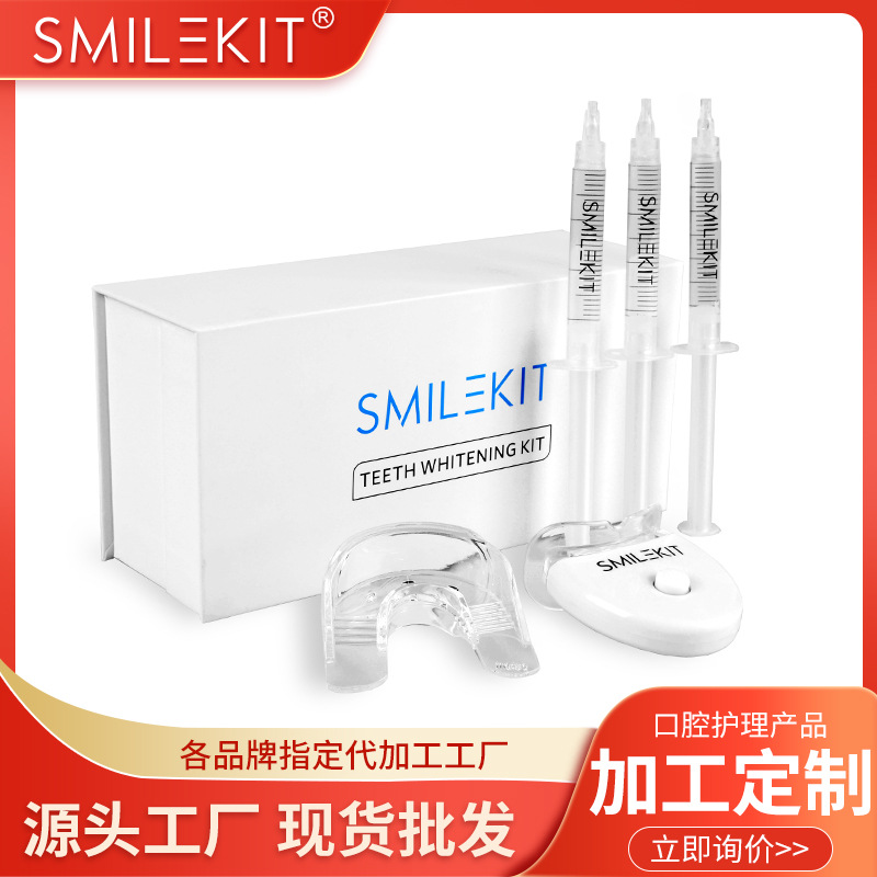 OEM ODM flip dientes blanqueamiento conjunto pequeña luz azul image 1