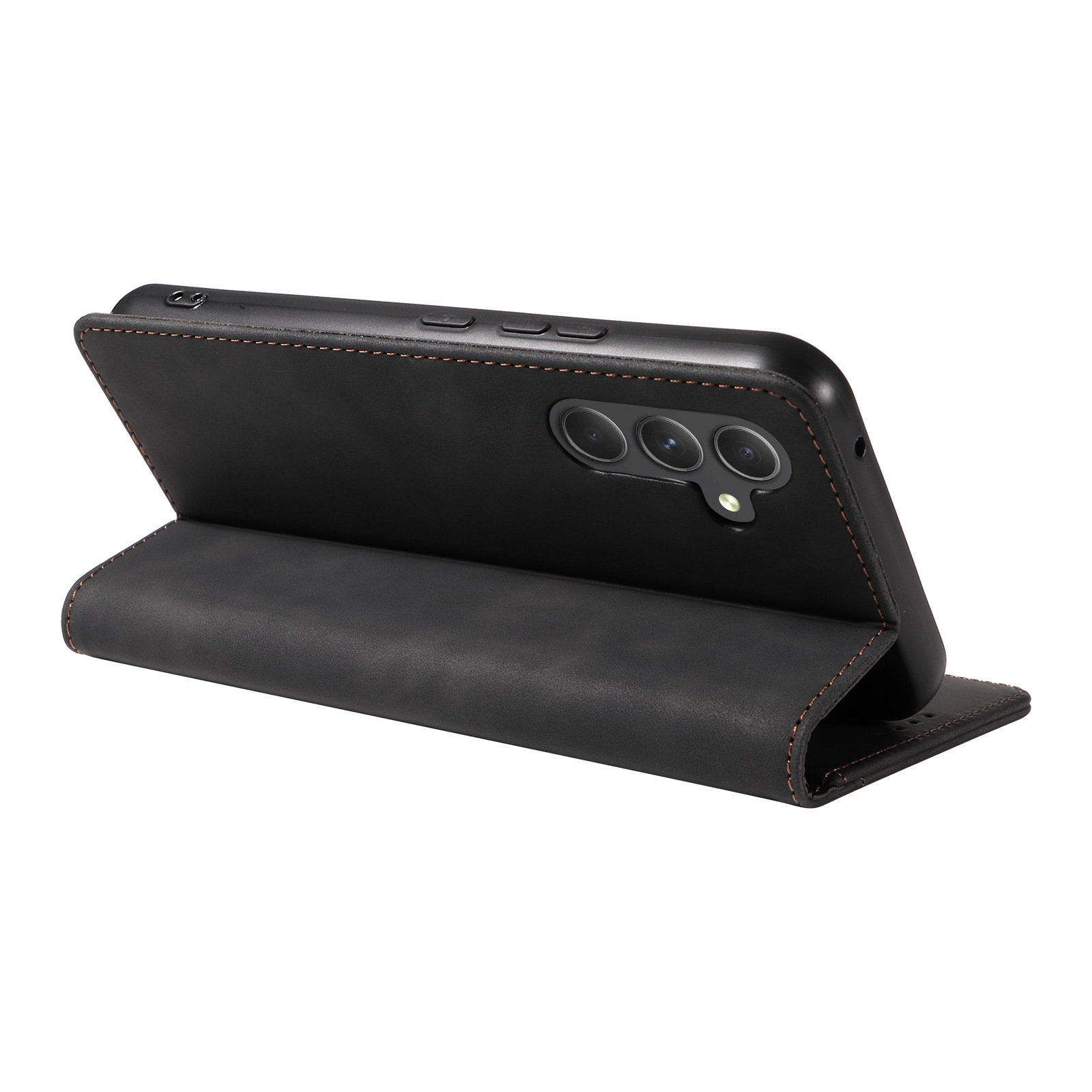 Retro flip mobilskal för samsung galaxy med magnetisk kortfack_voghion.com