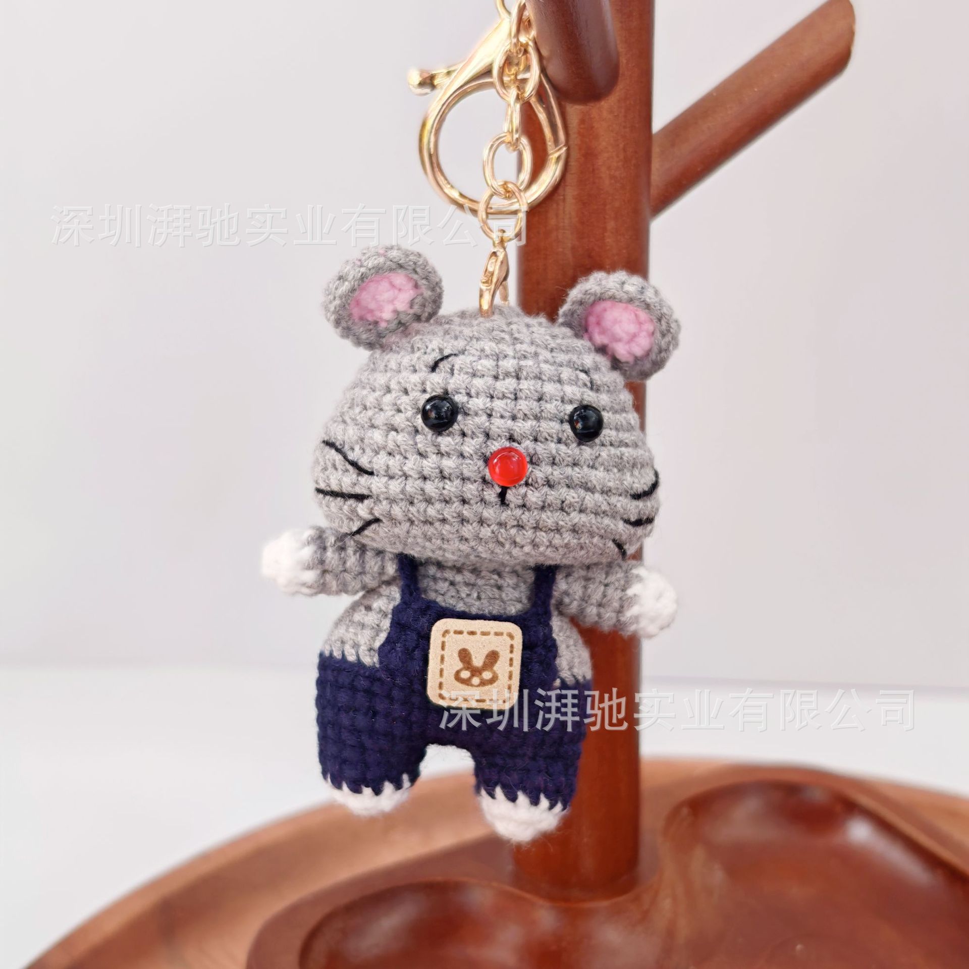 Colgantes de animales del zodiaco tejidos a mano, muñecos de lana hechos a crochet, accesorios decorativos para bolsos, regalos al por mayor y al detalle. image 6