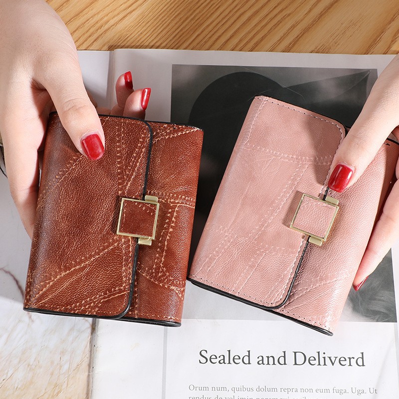 Wallet for Women 2025 New Style European and American Retro Short Fashion Card Holder Wallet Personalized Mini Trendy Coin Purse