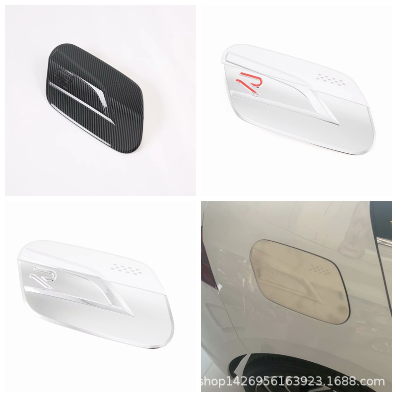 21高尔夫8油箱盖亮片改装 适用于大众Golf8外盖装饰片油箱贴亮条M|ms