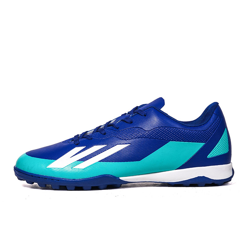 2025 zapatos de fútbol nuevo color juvenil anti-deslizante hombre y mujer AG clavos largos de césped estudiantes fabricantes transfronterizos