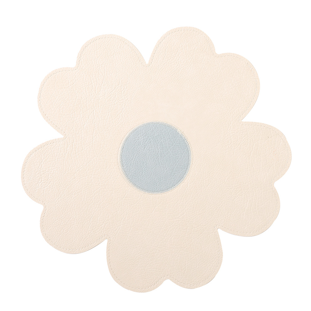 Nueva primavera flor empalme de cuero de PVC de dos colores almohadilla de mesa aislamiento de alta calidad almohadilla de mesa de estudiantes