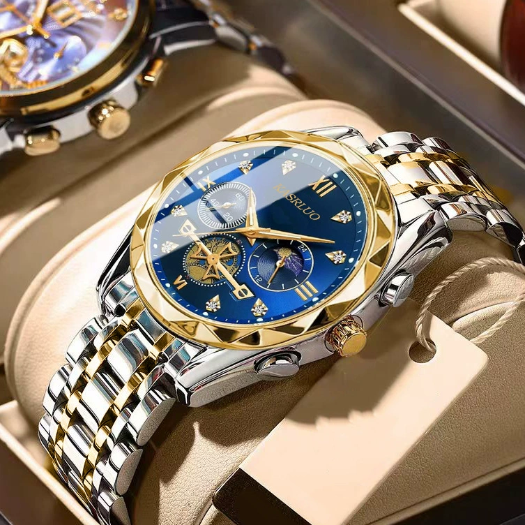 Metal universal quartz trend men's watch for leisure