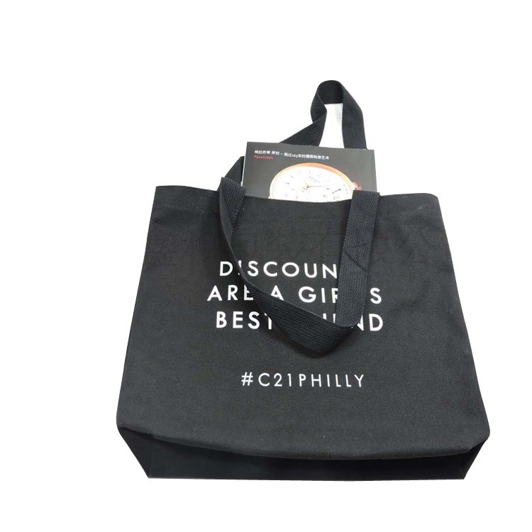 再生棉帆布手提购物袋 单肩背包广告袋 生产厂家定 做