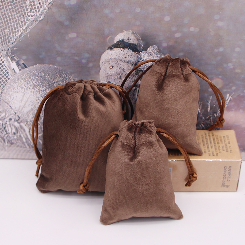 批发丽丝绒布袋首饰饰品束口抽绳袋福袋锦囊小布袋文玩珠宝收纳袋