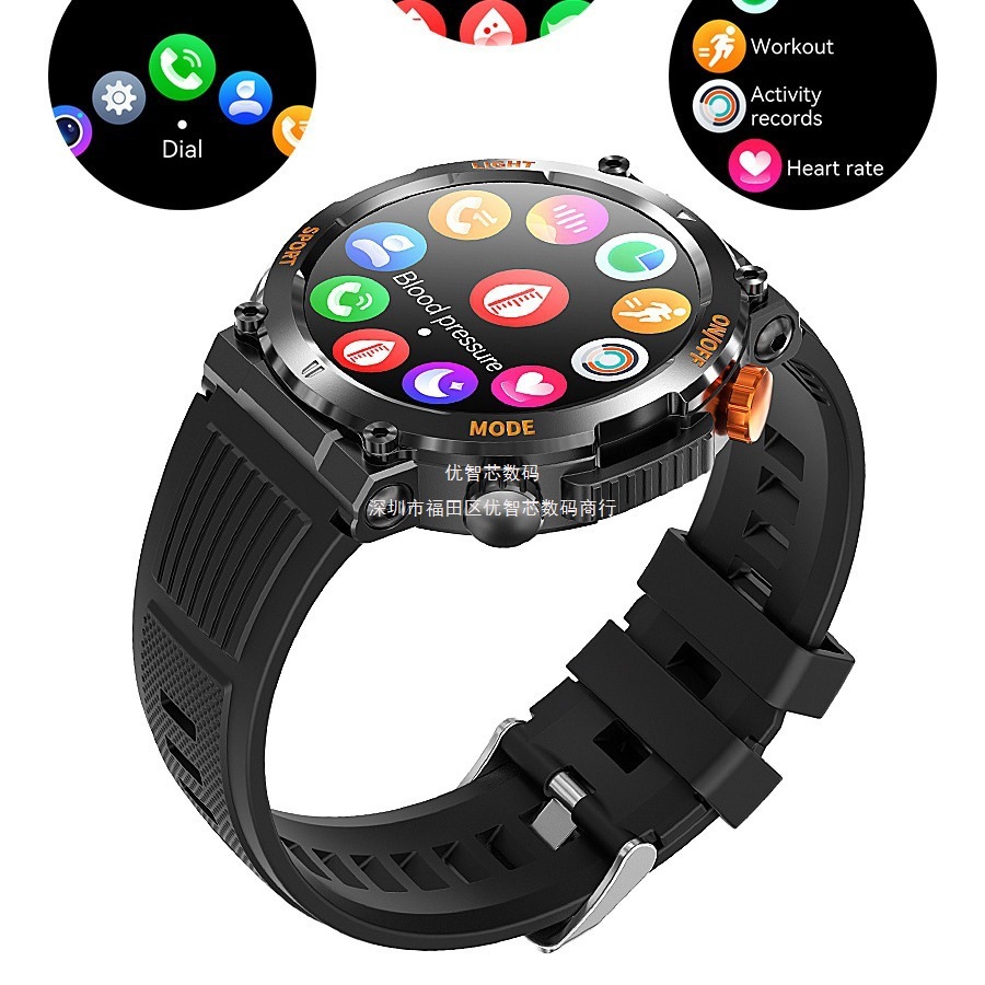 Comercio exterior transfronterizo más reciente venta caliente reloj inteligente HT17 deportivo al aire libre hombre impermeable reloj inteligente Bluetooth recordatorio