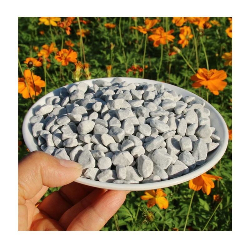 联系:13679700428 园林造景白色鹅卵石广州 珠海绿化装饰白色小石头彩色砾石