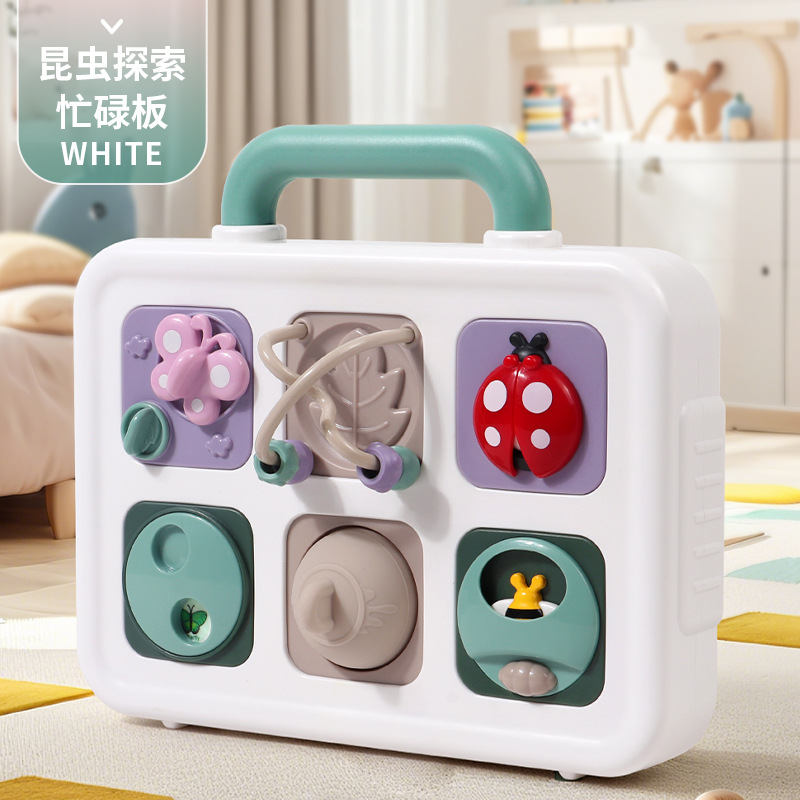 Cubo hexaédrico para niños 3D tridimensional bola ocupada encender la iluminación bebé 1-3 juguetes educativos de educación temprana transfronteriza