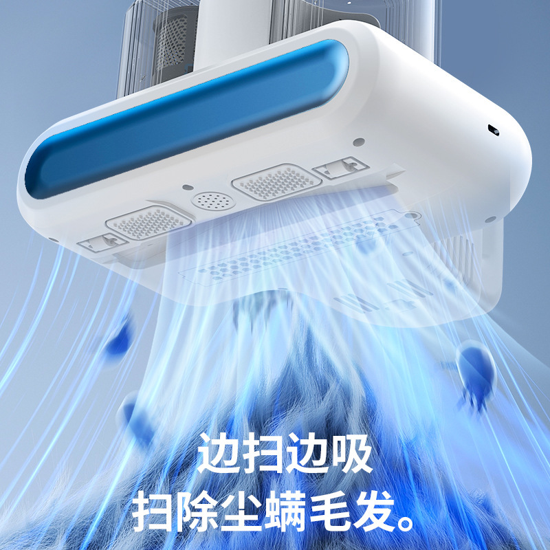 跨境双杯除螨仪无线家用床上手持吸尘器双尘杯大吸力高效过滤除螨|undefined