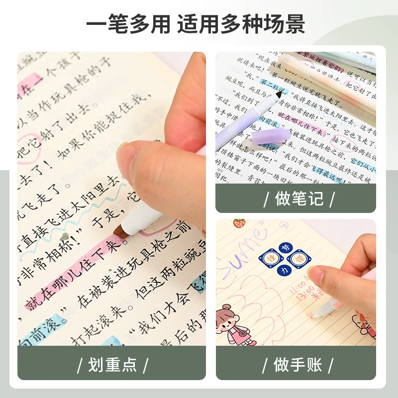 Fluorescence high quality coloured pencils for elementary school students, eyes protection, wide color palette