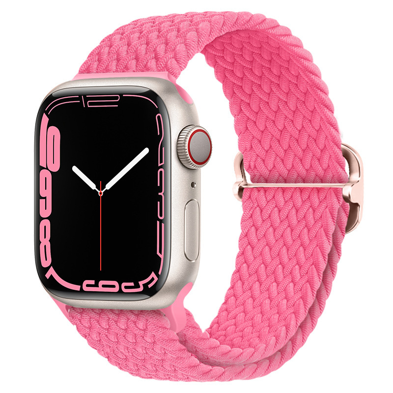 Nylon tejido para Apple iwatch456789 Apple ultra2 hebilla deslizante elástica S9 correa de reloj fabricante