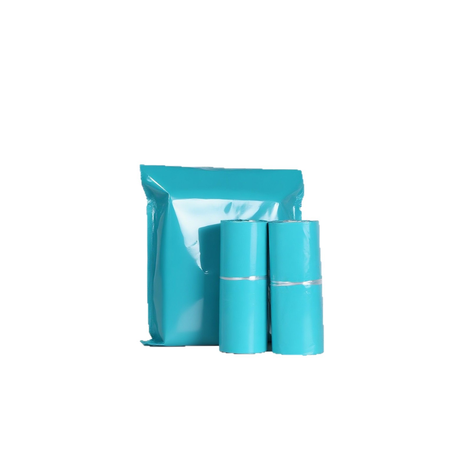 Event Style Lake Blue Printable New Material Thickeneded Express Bag Wholesale Price Excellent 12 Silk New Material Sf Express