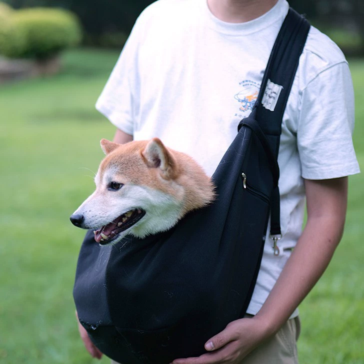 Выйди на улицу с большой сумкой собачьей сумки на молнии в кармане мобильного телефона с широким плечевым ремешком застежка регулируемый рюкзак для домашних животных
