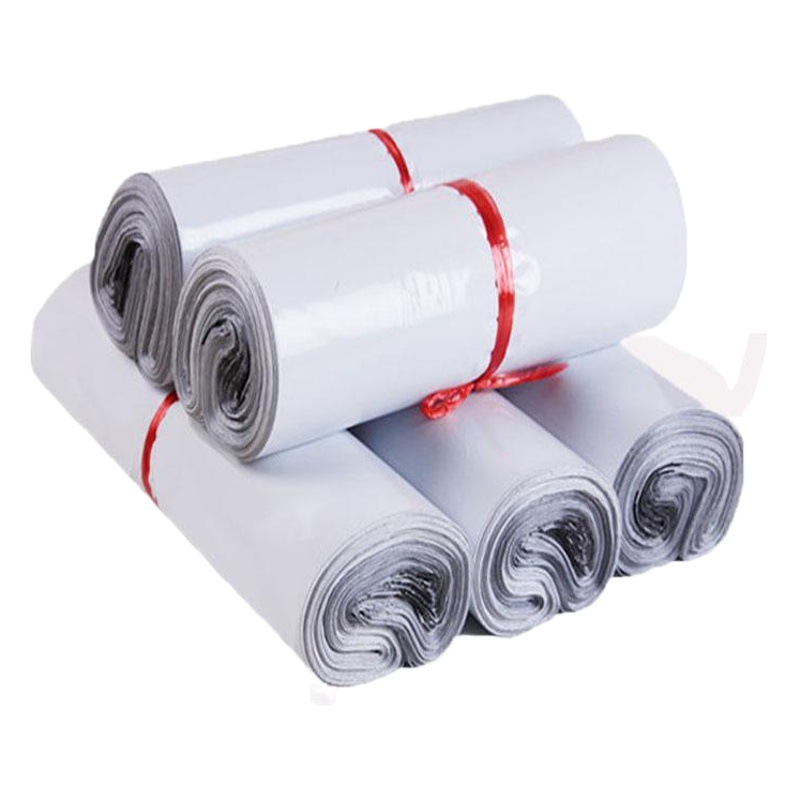Bolsa de embalaje express logística express bolsa blanca Express bolsa de embalaje engrosada nuevo material ropa bolsa impermeable envío gratis