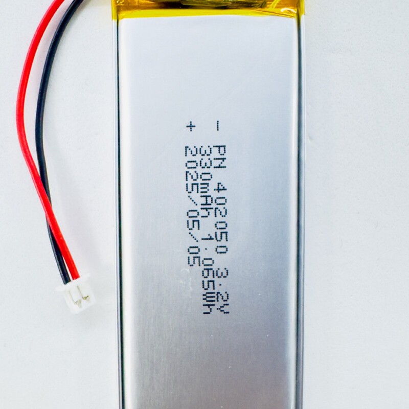 3.2V スクエアソフトパッケージリン酸鉄リチウム電池 402050-330mAh 非常灯避難標識リチウム電池|undefined