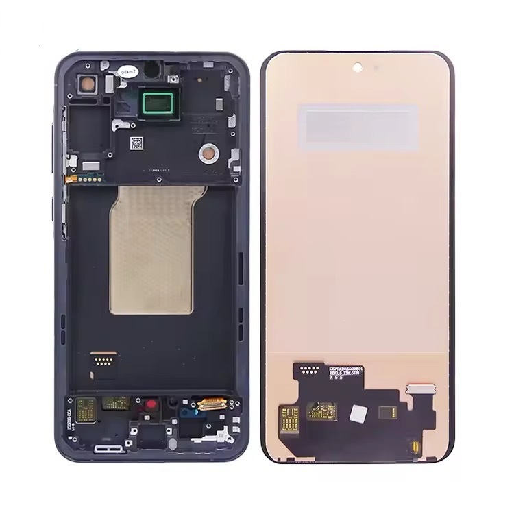 Aplicable a Samsung A55 conjunto de pantalla de teléfono móvil A55 5g LCD con marco LCD
