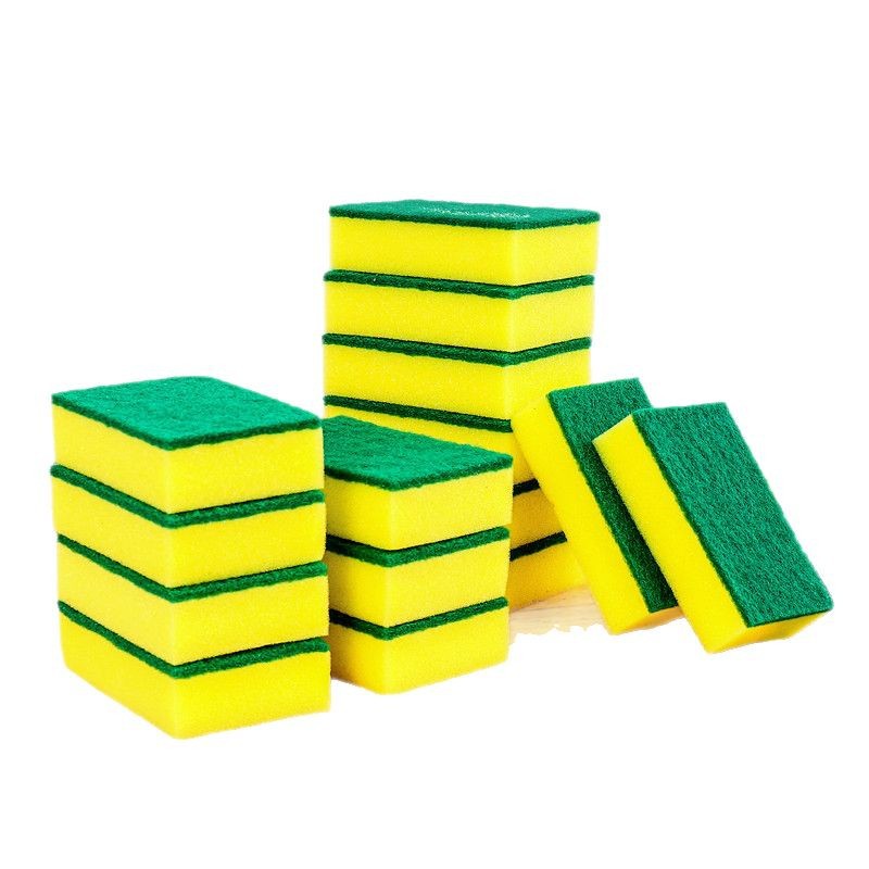 Esponja para lavar platos de cocina, paño de limpieza nano, toalla de limpieza de doble cara, duradera, absorbente, removedora de aceite y manchas