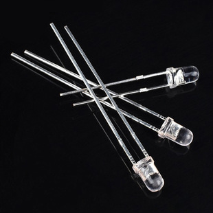 F3Mm Round Head Transparent White Hair Red Yellow Blue Green Orange Purple Pink Warm White Light High Gloss Long and Short Feet Led Plug-In Light