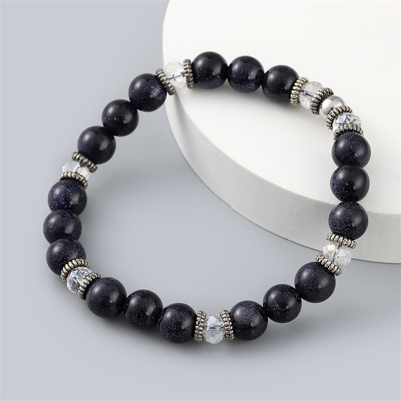 Pulsera ML-X00001 de piedra de arena azul