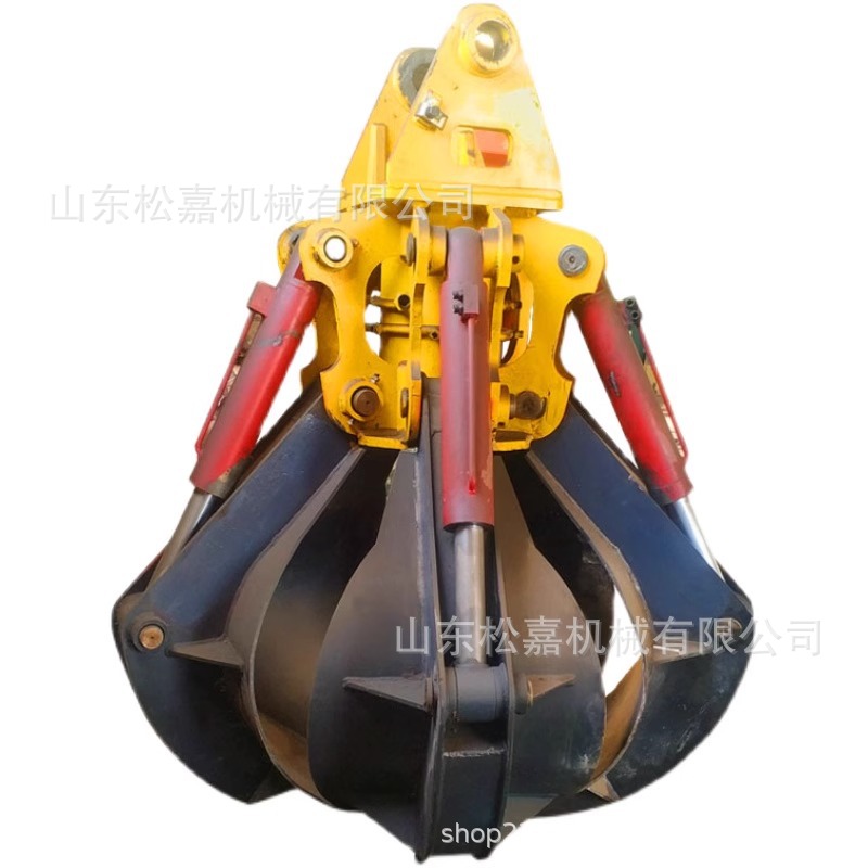 Excavadora modificada para agarrar roca hidráulica agarrar chatarra de hierro y acero agarrar garra de loto hidráulica de plum plum plum plum