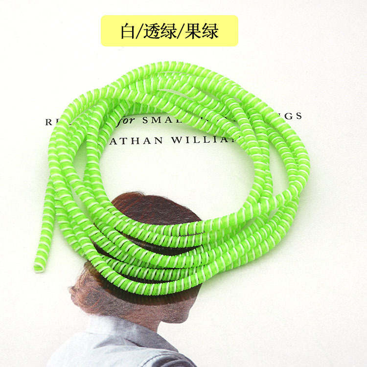 Directo de fábrica 1,4 M tres en uno cable de datos Cable de protección cable de datos manga protectora cuerda de resorte de bobinado