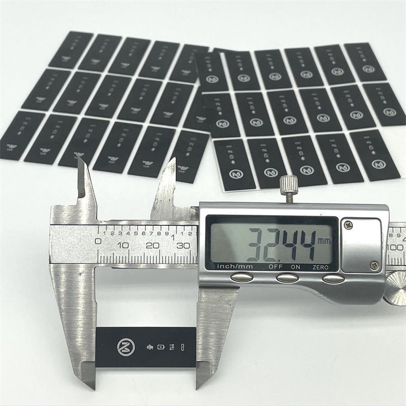 定 制丝印加工无线麦克风图标显示PC面板0.8mm黑底遮光白色透光