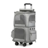 Gray Double-layer trolley case No shoulder-back 36*28*61