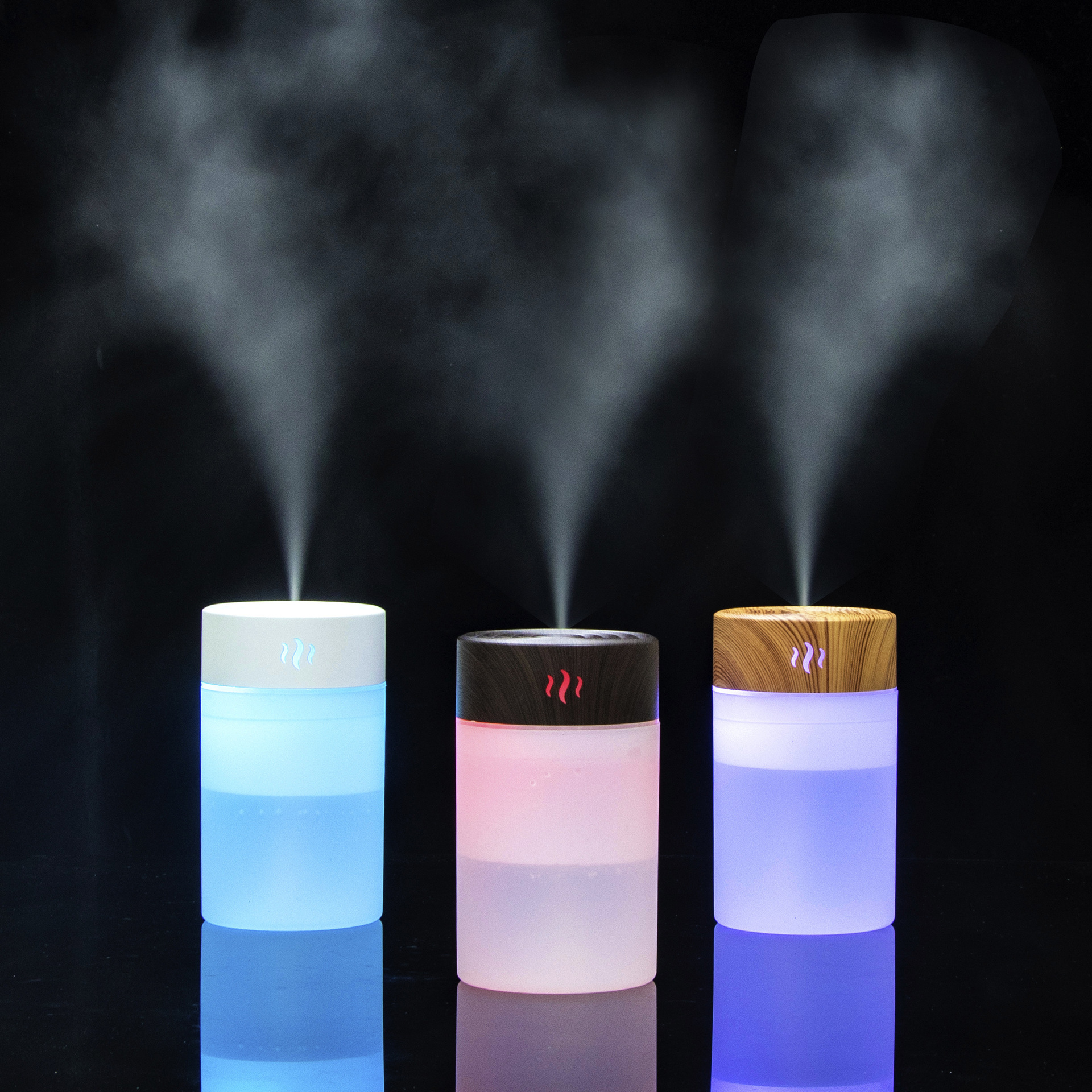 USB Humidifier Luminous 5V Car Large Fog...