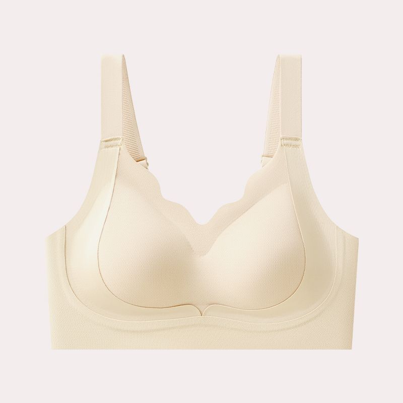 跨境外贸爆款无痕粉底液内衣女收副乳提拉软支撑舒适聚拢运动内衣|undefined
