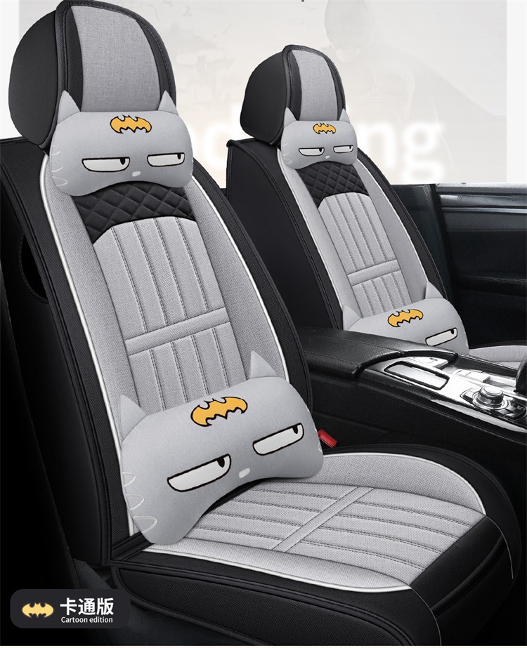 New All-Inclusive Linen Four-Season Cushion Car Seat Cushion Seat Cushion Cover Manufacturer Dropshipping Amazon