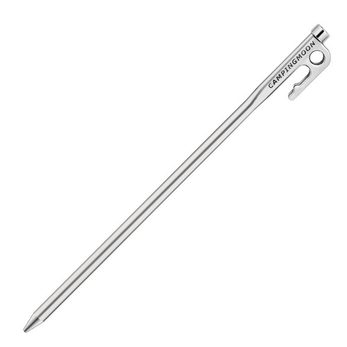 Komen Ground Nails Stainless Steel Tent Canopy Fixing Pole Camp Nails Material Forged from Stainless Steel for Strength