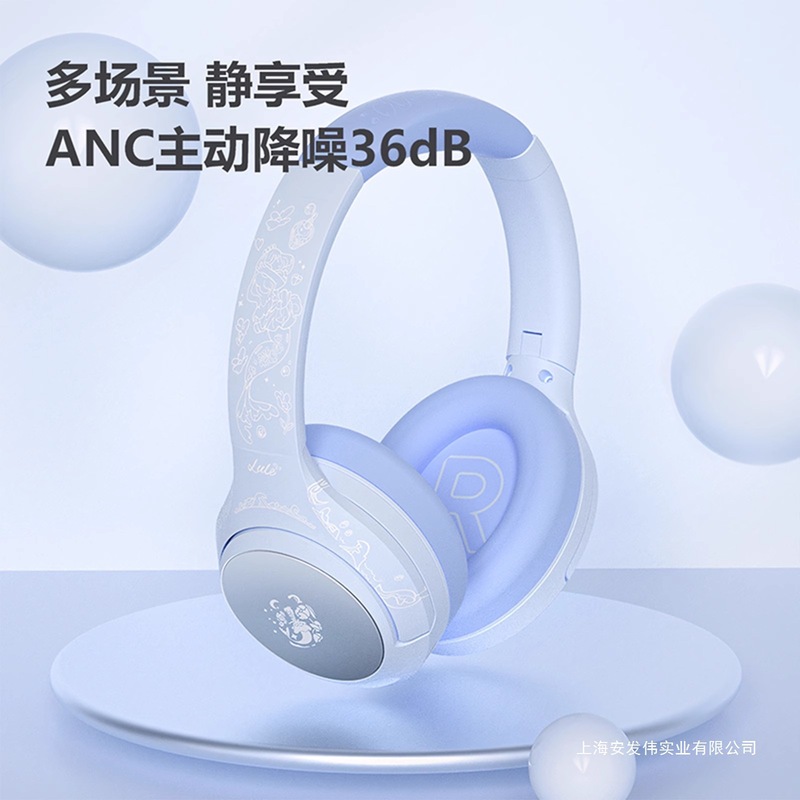 ベルリンの声アクティブノイズリダクションワイヤレスヘッドマウント Bluetooth ヘッドセット 2025 新しいゲーム遅延なし超長いバッテリー寿命|undefined