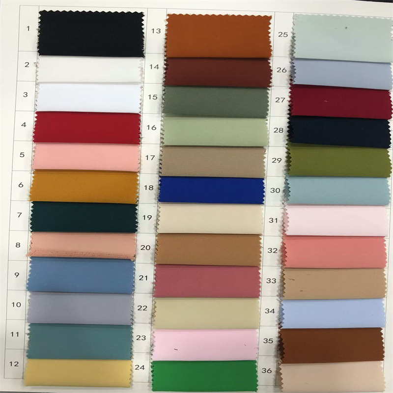 消光破卡涤纶不透雪纺梭织布全涤细麻缎垂感绸缎女装轻柔衬衣面料