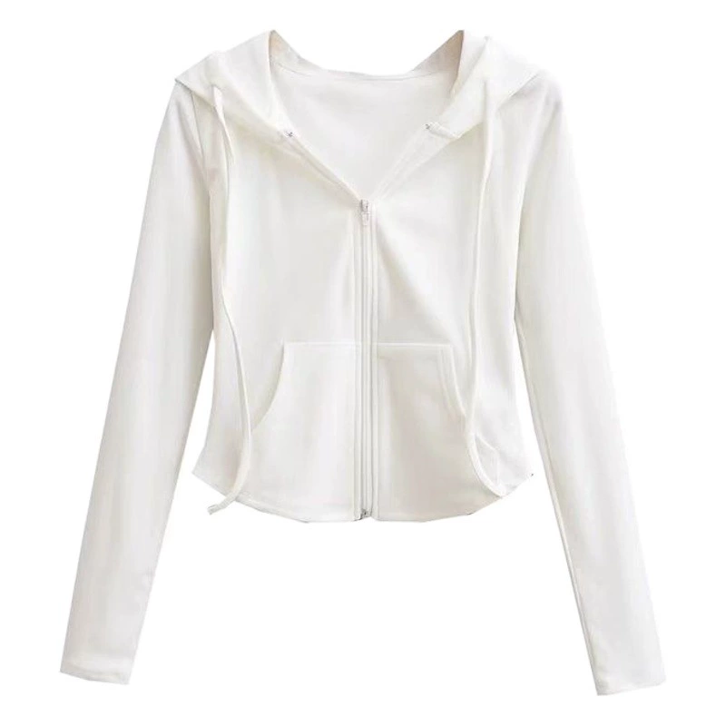 Немецкий бархатный Популярный Женский Стиль кардиган с капюшоном, свитер, пальто, Женский весенне-осенний приталенный темперамент, Высококачественный короткий топ с длинным рукавом