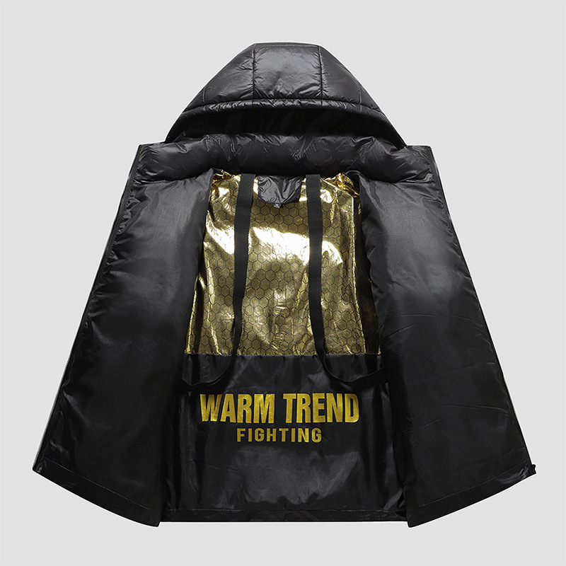 Chaqueta Acolchada de Grafeno para Hombre de Nailon y Poliéster Térmica Engrosada para Invierno image 2