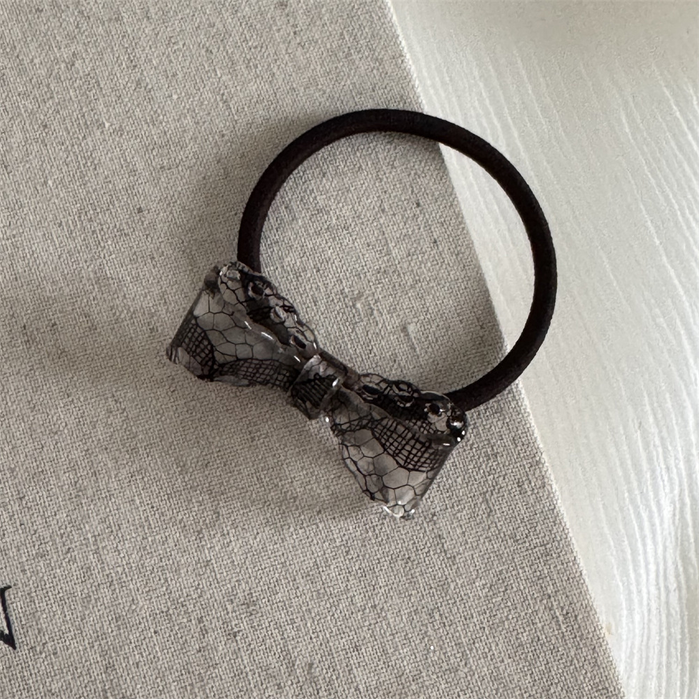 Design Sense Lace Pattern Bow Duckbill Clip All-match Distinctive Hairpin Hairband Bangs Clip Side Clip Hair Accessories_voghion.com
