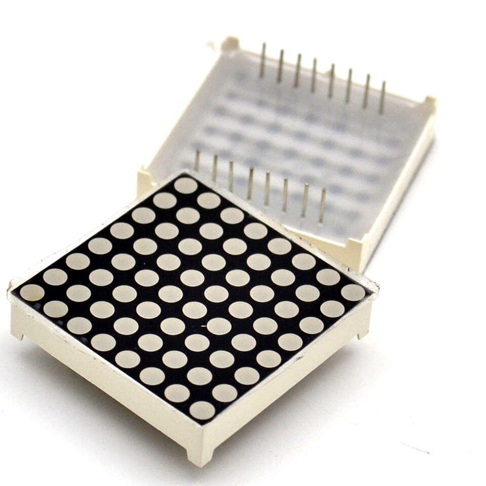 8*8 светодиодных точечной матрицы 1,9 мм/3,0 мм/3,75 мм/5,0 мм, красная сверхяркая цифровая трубка 16-контактный