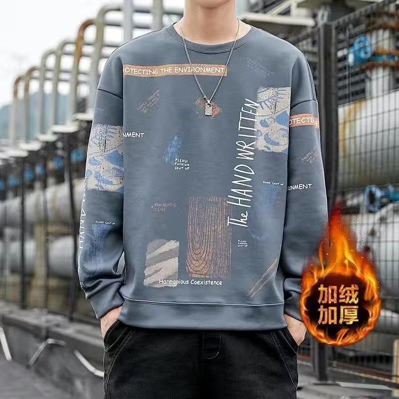 250 suéter forrado de lana Azul