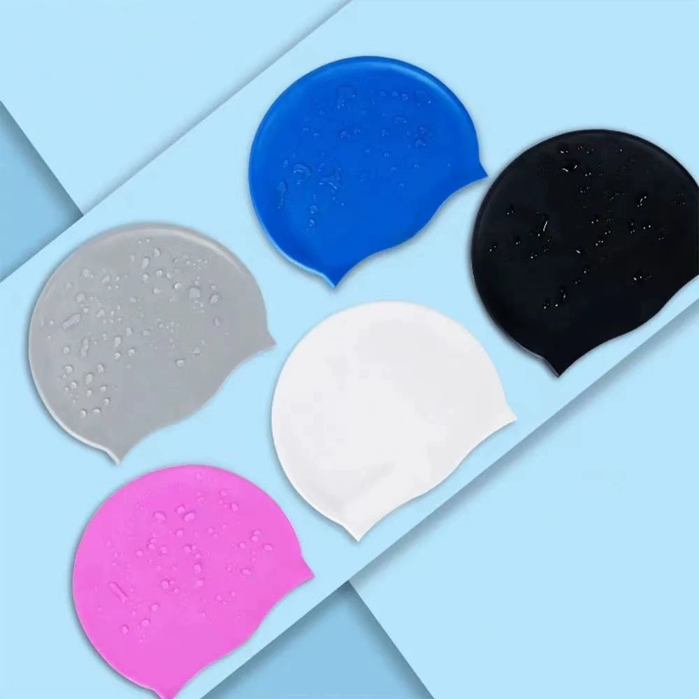 Waterproof comfortable capacious swimming cap for men and women for training for swimming, plus size, wholesale