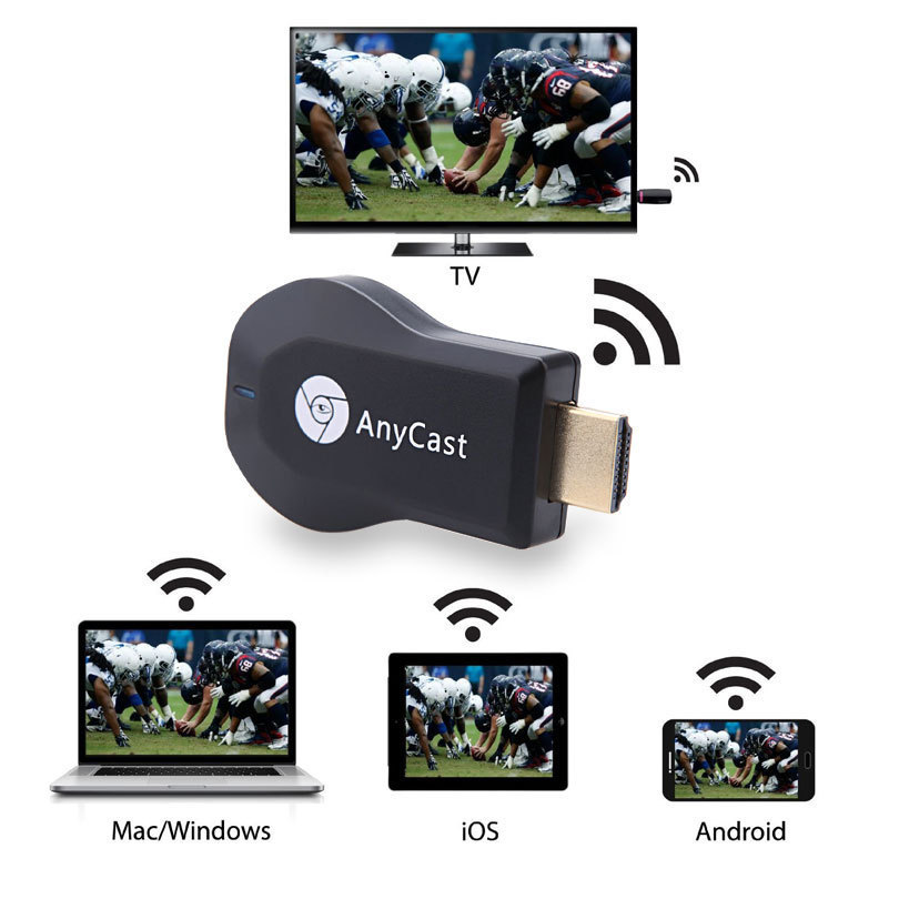Direct Selling M2M4M9G2 Same-Screen High-Definition Wireless HDMI Mirascreen Projector Mobile Screen Mirroring No Switching
