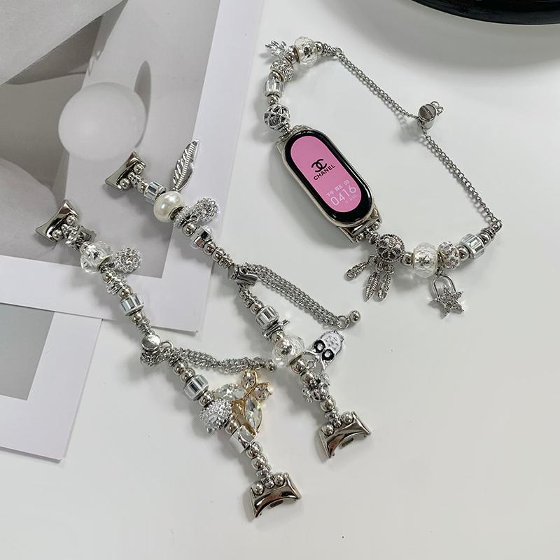 Suitable for mi bracelet 8 represents creative metal Pandora bracelet replacement wristband with nfc for women Summer